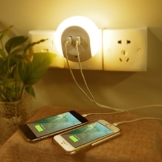 Ailiebhaus Led Nachtlicht mit bewegungsmelder Energieeinsparung Orientierungslicht Wandleuchte (Weiß usb) -