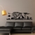 Grandora W683 Wandtattoo Afrika Savanne Tiere Wohnzimmer Schlafzimmer schwarz 190 x 58 cm - 