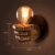 Retro Industrie Design Wandlampe im Loft-Style Esszimmer Vintage Retro Wohnzimmer Mode Kreative Persönlichkeit Harz Hand Form Wandleuchten，1 X E27 - 
