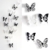 Haimoburg 36er-Set 3D Schmetterling Aufkleber Wandsticker Wandtattoo Wanddeko für Wohnung, Raumdekoration (36pc A) -