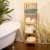 Relaxdays Badregal Bambus HBT: 140 x 34 x 34 cm Schickes Bambusregal mit 5 Ablagen aus natürlichem Holz Standregal als Küchenregal oder Holzregal zur Aufbewahrung und Lagerung im Badezimmer, natur - 