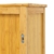 Relaxdays Hängeschrank LAMELL Bambus H x Bx T: 66 x 60 x 20 cm Badschrank zum Hängen mit Handtuchhalter Badezimmerschrank mit 2 Türen und Regalfach Bad Schrank als Oberschrank Badhängeschrank, natur - 