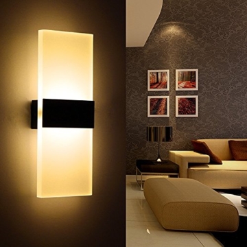 ONCCI 12W LED Wandlampe Wandleuchte Wand Flur Design Lampe Acrylics ... ONCCI 12W LED Wandlampe Wandleuchte Wand Flur Design Lampe Acrylics ...
