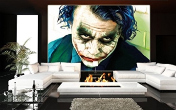 Poster Joker Wandbild Dekoration Heath Ledger Batman The Dark Knight Clowns Film Gotham Bösewicht DC Comic DC Universe | Wandposter Fotoposter Wanddeko Bild Wandgestaltung by GREAT ART (140 x 100 cm) - 8