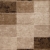 Teppich Wohnzimmer Kurzflor Modern Meliert Kariert Marmor Muster Braun Beige, VIMODA, 80x150 cm - 2