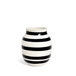 Kähler Design - Vase - Omaggio - Keramik - Schwarz (20cm) - 1