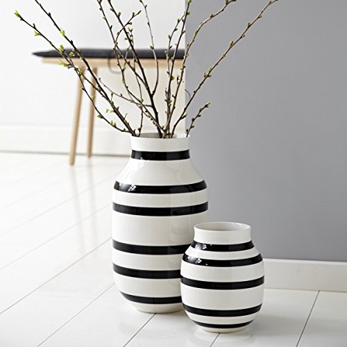 Kähler Design - Vase - Omaggio - Keramik - Schwarz (20cm) - 3