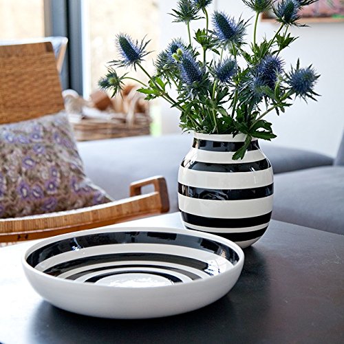 Kähler Design - Vase - Omaggio - Keramik - Schwarz (20cm) - 4