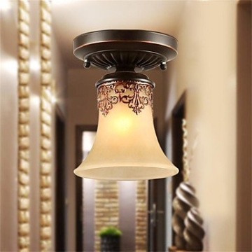 JJ Moderne LED-Deckenleuchten YL Kronleuchter Pendelleuchten LED Vintage Deckenlampen klassische rustikale Lodge Vintage Retro Laterne Wohnzimmer Schlafzimmer Esszimmer , warm Weiß-(220V-240V) - 2