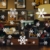 135 Fensterbilder für Weihnachten ,Schneeflocken mit Fensterdeko -Statisch Haftende PVC Aufklebe - 3