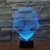 3D Lampe USB Power 7 Farben Amazing Optical Illusion 3D wachsen LED Lampe Alien Formen Kinder Schlafzimmer Nacht Licht - 2