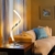 Albrillo Spiral LED Tischlampe aus Aluminium, Moderne 6W Tischleuchte warmweiß mit 1.5 m Kabel Perfekt für Schlafzimmer Wohnzimmer - 6