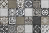 Cuadros Lifestyle Küchen Spritzschutz „Fliesenmuster“ | Küchenrückwand | Alu-DiBond | Fliesenschutz für den Herd | Küche | Küchenfliesen | Fliesenspiegel | Rückwand, Größe:60 x 40 x 0.3 cm - 1