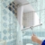 Duschabzieher Edelstahl Duschwischer mit Wandaufhänger ohne bohren Silikon-Wischlippe Fensterabzieher für Badezimmer Spiegel Fenster Glasreinigung - 3