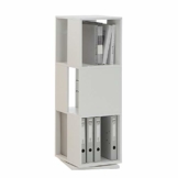 FMD drehbares Regal Tower in weiss - 1