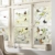 Komar - Window-Sticker CHEERFUL - 31 x 31cm - Fensterdeko, Fenstersticker, Fensterfolie, Schmetterlinge, Butterfly, Blume, Zweige - 16006 - 1