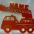 Schlummerlicht24 Led Feuerwehr Wagen - Feuerwehrauto Auto Name Geschenk Deko Feuerwehrzimmer Kinderzimmer Geburtstagsgeschenk Junge - 2