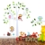 TALINU Wandsticker für Baby- oder Kinder-Zimmer; Motiv: Baum mit Blättern und Tieren – haftet an allen glatten und sauberen Oberflächen– Wand-Aufkleber, Wand-Tattoo, Wanddekoration - 1