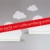 Wandtattoo Wolken in weiß für IKEA Regalbrett Ribba/Mosslanda 55 cm Bilderleiste für Babyzimmer Kinderzimmer – Aufkleber für Wand und Tapete - 3