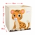 ELLEMOI Aufbewahrungsboxen für Kinderzimmer Große Kapazität Faltbar Aufbewahrung Spielzeug, Kleidung, Schuhe Aufbewahrungsbox (Leopard) - 7