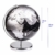 Exerz Metallisch Globus (Durchmesser: 20 cm) - Pädagogisch/Geografisch/Dekoration - Mit einem Metallfuß - in Englischer Sprache (20CM Metallisches Schwarz) - 2