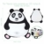 Nooni Care Bad Spielzeug Aufbewahrung, Premium Kinder Bad Spielzeugkorb Dicker Panda, mit Zwei starken Saugnäpfen - 2