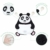 Nooni Care Bad Spielzeug Aufbewahrung, Premium Kinder Bad Spielzeugkorb Dicker Panda, mit Zwei starken Saugnäpfen - 4