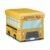 Relaxdays Faltbare Spielzeugkiste Schulbus HBT 32 x 48 x 32 cm stabiler Kinder Sitzhocker als Spielzeugbox aus Kunstleder mit Stauraum ca. 37 l und Deckel zum Abnehmen für Kinderzimmer, School-Bus - 2