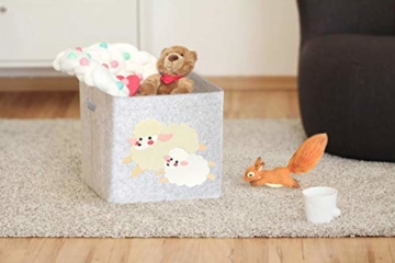 Aufbewahrungsbox Kinder Zimmer/Spielzeug Korb LuckySign-Care (Schaf) - 3
