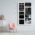 Ezigoo Schmuckschrank mit Spiegel – Schmuckregal zum Aufhängen an Wänden oder Türen - 2