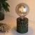 Pauleen Crystal Magic Tischleuchte max. 20W Tischlampe für E27 Lampen Nachttischlampe Grün 230V Glas ohne Leuchtmittel 48023 - 3