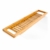 Relaxdays Badewannenablage aus Bambus mit Gitter HBT: 4 x 64 x 15 cm Wannenbrücke zur Ablage von Seife oder Schwamm Badewannenauflage aus hochwertigem Holz Wannenaufsatz als Badewannentablett, natur - 1