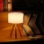 Tomons LED Nachttischlampe aus Holz, minimalistischer Stil geeignet für Schlafzimmer mit warmer, gemütlicher Atmosphäre, 4 W LED im Lieferumfang enthalten - 5