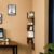 VASAGLE Eckregal mit 5 Ebenen für die Wand, Holzregal, für Küche, Schlafzimmer, Wohnzimmer, Lernzimmer, Büro, Vintage, Dunkelbraun LBC20BX - 3