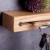 Woods Schlüsselbrett Holz mit Ablage I Nut - Schlüsselhalter modern I Wanddekoration aus Holz handgefertigt in Bayern I Schlüsselleiste Landhaus Design I Schlüsselboard aus Holz 30 cm Eiche - 3