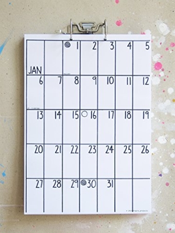 DIN A3 Wandkalender (18 Monate Laufzeit) z.B. Jan 2020 - Jun 2021 - 2