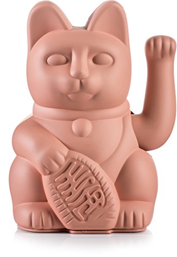 Donkey Products - Lucky Cat Pink - pinke Winkekatze | Japanische Deko-Katze in stylischem matt-Farbton 15cm hoch - 1