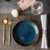 Hoteck Pastateller aus Keramik, Groß Suppenteller Oder Speiseteller, Premium Porzellan 21cm Blau(1PCS) - 6