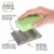 TreeBox Moderne Seifenschale aus natürlichem Sandstein - Inkl. 4 Antirutschfüßen aus Silikon - Perfekt geeignet für Bad und Küche - Umweltfreundliche Seifenablage - 2
