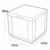 Allibert Beistelltisch/Kühlbox Ice Cube 40 Liter, graphit - 9
