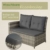 ArtLife Polyrattan Sitzgruppe Lounge Santa Catalina beige-grau – Gartenmöbel-Set mit Eck-Sofa, 2 & Tisch - bis 6 Personen - wetterfest & stabil - 7