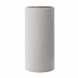 Blomus Coluna Vase, Beton, hellgrau, H 29 cm, Ø 14 cm - 1