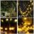 DeepDream Solar Lichterkette Aussen 7.5M 40LED Kristall Kugeln 8 Modi Warmweiß, Außenlichterkette Wasserdicht Deko für Garten, Bäume, Weihnachten, Hochzeiten, Partys[Energieklasse A++] - 6