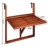 Deuba Balkonhängetisch Klappbar FSC®-zertifiziertes Akazienholz Hängend 64 x 45 cm Balkontisch Hängetisch Balkon Geländer - 7