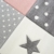 Kinderteppich Spielteppich Teppich Kinderzimmer Babyteppich mit Herz Stern in Rosa Weiss Grau Größe 80x150 cm - 5