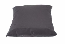 Outdoor Kissen 40x40 cm - in grau - Kissen für draußen - Wasserdicht - Für Lounge, Sitzecke, Liege etc. - 1