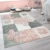 Paco Home Kinder Teppich Kinderzimmer Bunt Rosa Schmetterlinge Karo Muster Punkte Blumen, Grösse:120x170 cm - 1