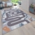 Paco Home Kinder-Teppich, Spiel-Teppich Für Kinderzimmer Straßen-Motiv Mit Tieren Creme, Grösse:160x220 cm - 1