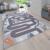 Paco Home Kinder-Teppich, Spiel-Teppich Für Kinderzimmer Straßen-Motiv Mit Tieren Creme, Grösse:80x150 cm - 1