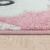 Paco Home Kinderteppich Kinderzimmer Moderne Pastell Farben, Niedliche Motive, 3D Effekt, Grösse:140x200 cm, Farbe:Grau - 4